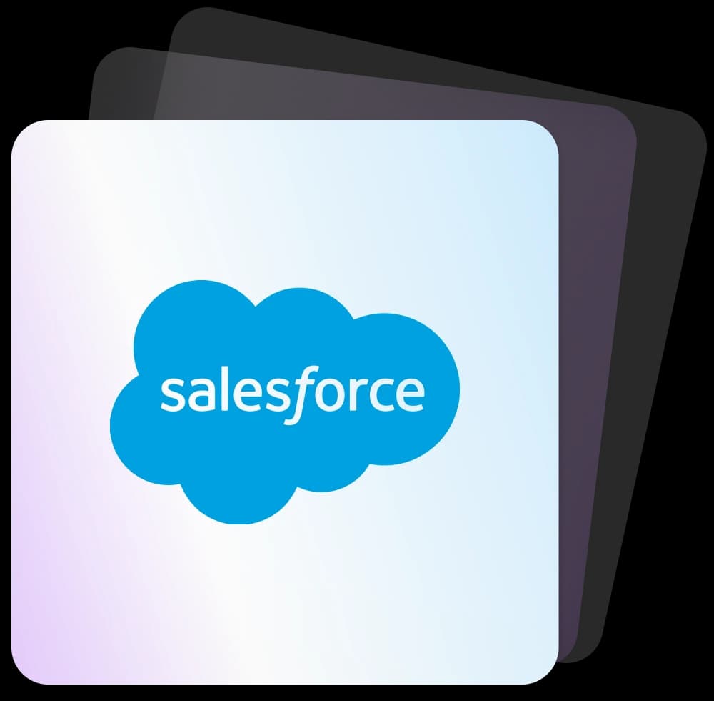  Salesforce icon indicating CRM tools for enhanced customer engagement and workflow automation