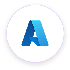 Microsoft Azure logo icon Blue ‘A’ shaped icon representing Microsoft Azure cloud platform