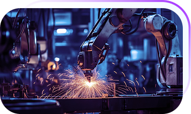 Automated Welding Robot in Industrial Setting
