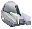 Compact cheque scanner for fast and secure bank processing